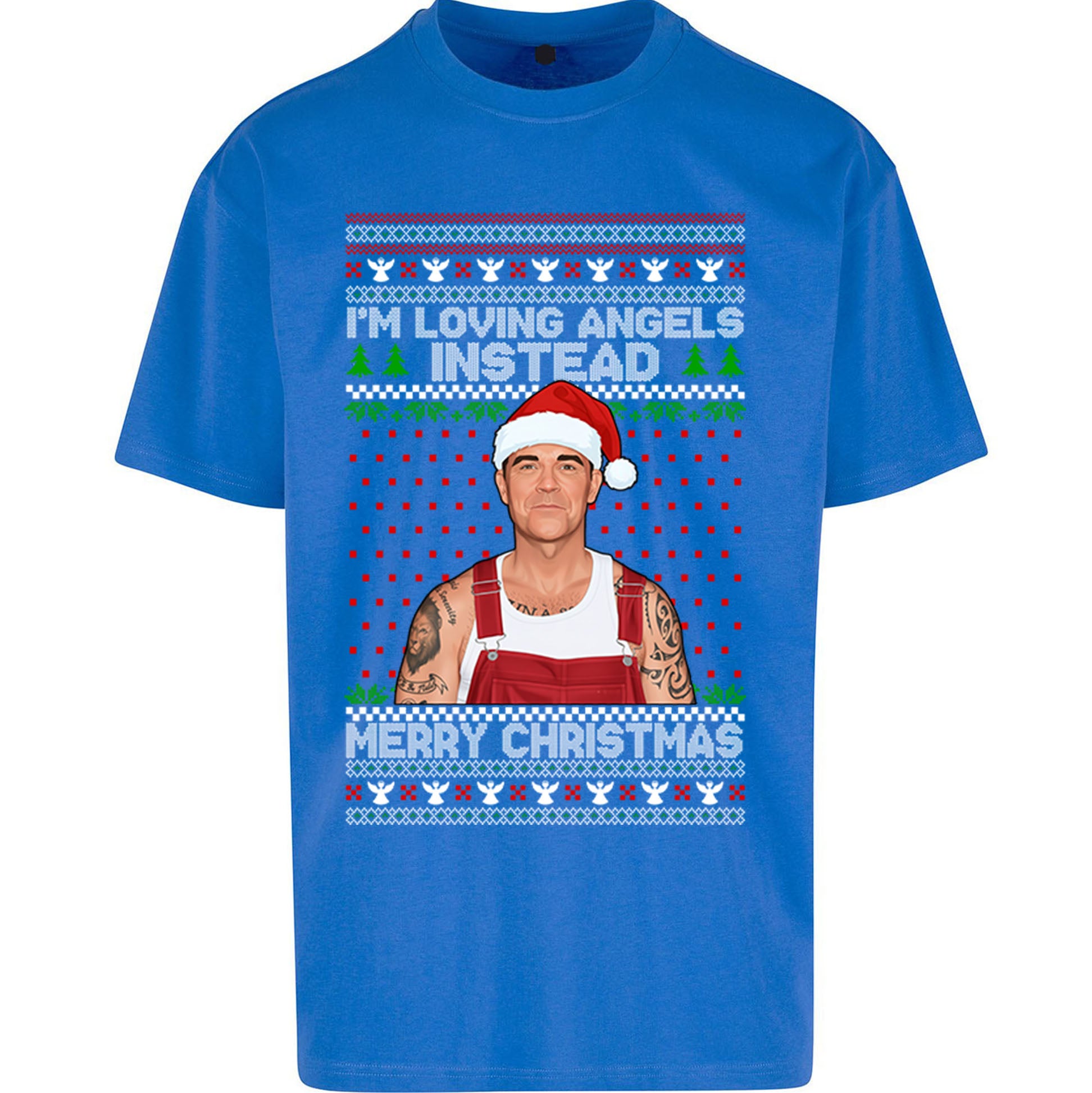 Robbie Williams Christmas Oversized T Shirt 