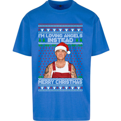 Robbie Williams Christmas Oversized T Shirt 