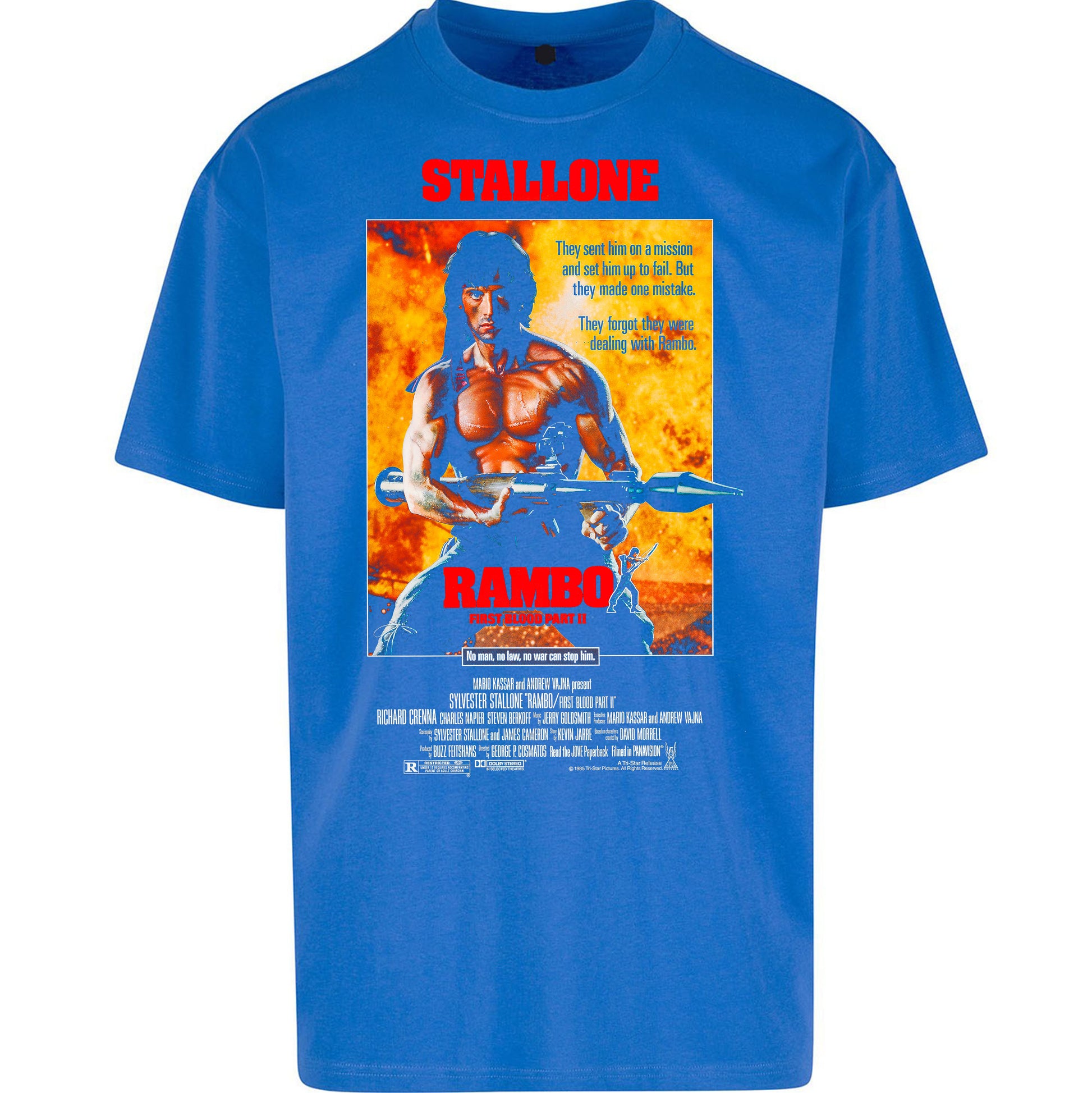 Rambo Movies Oversized T Shirt