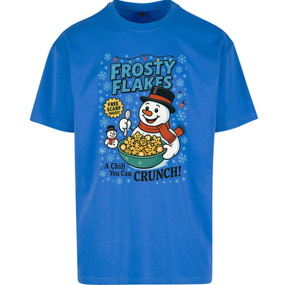 Snowman Christmas Oversized T Shirt 