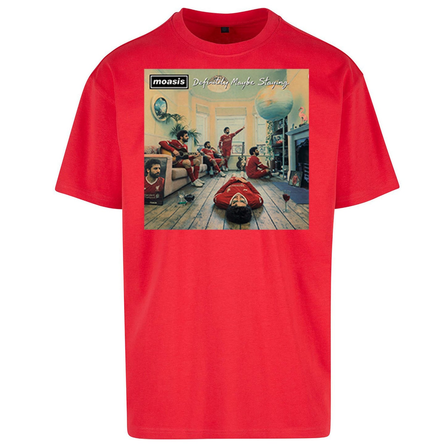 Mo Salah Oasis Liverpool Football Oversized T Shirt