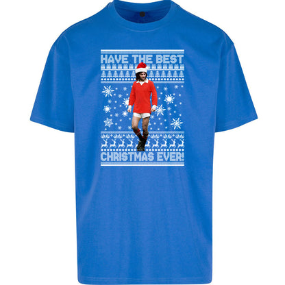 Christmas George Best Oversized T Shirt