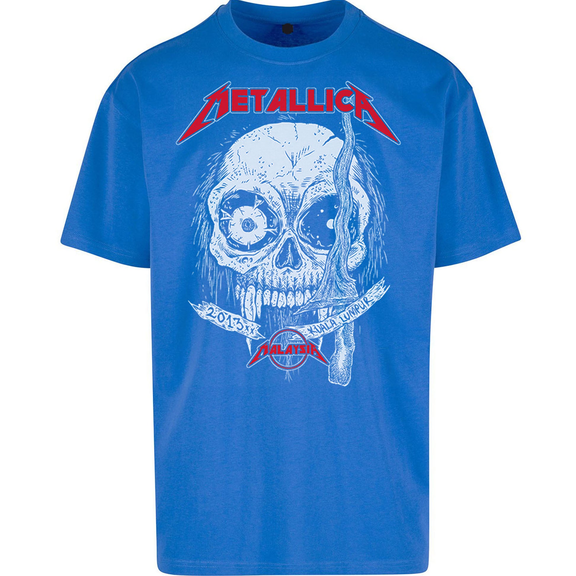 Metallica 2013 Kuala lumpur Oversized T Shirt