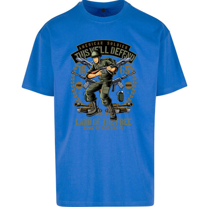American Soldier Oversized T Shirt