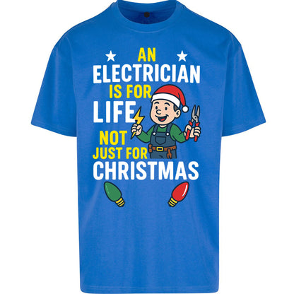 Electrician Christmas Oversized T Shirt