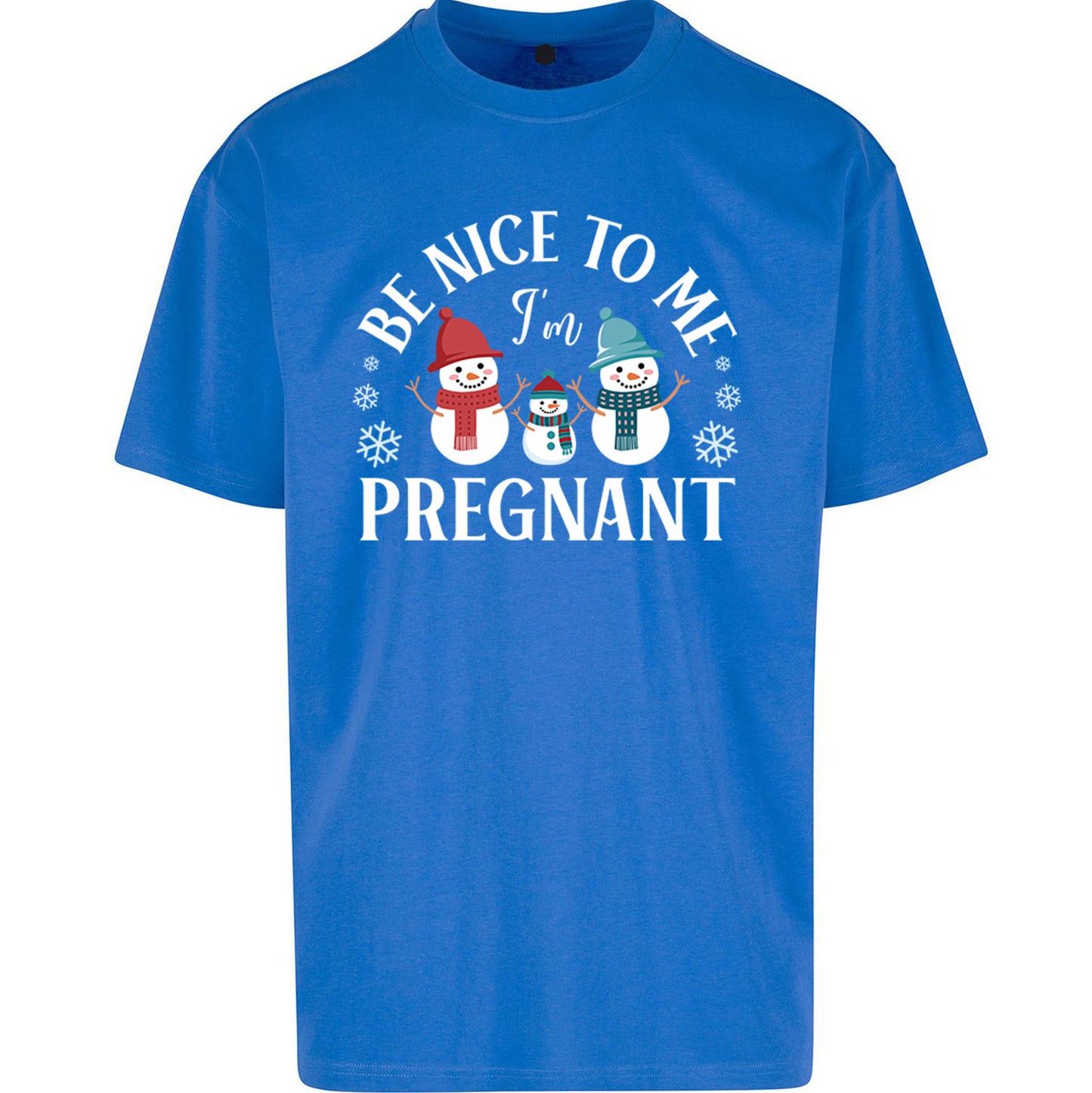 Pregnant At Christmas Oversized T Shirt