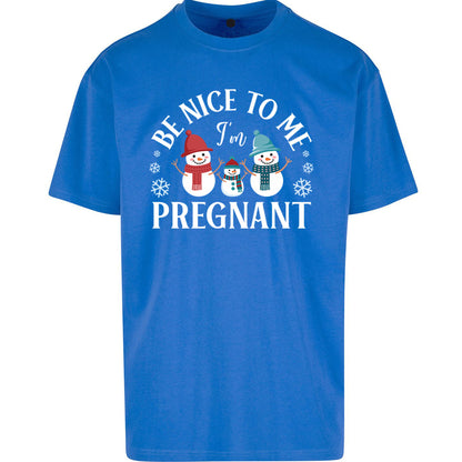 Pregnant At Christmas Oversized T Shirt
