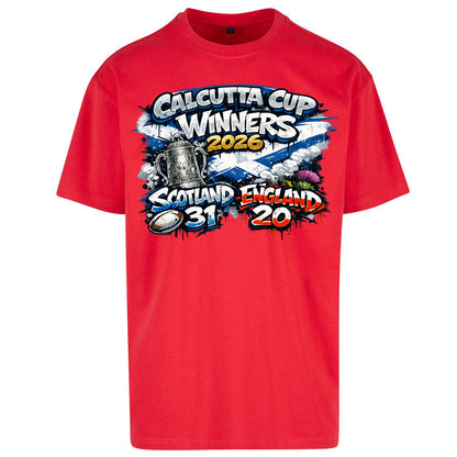 Scotland Calcutta Cup Winners 2026 Oversized T Shirt