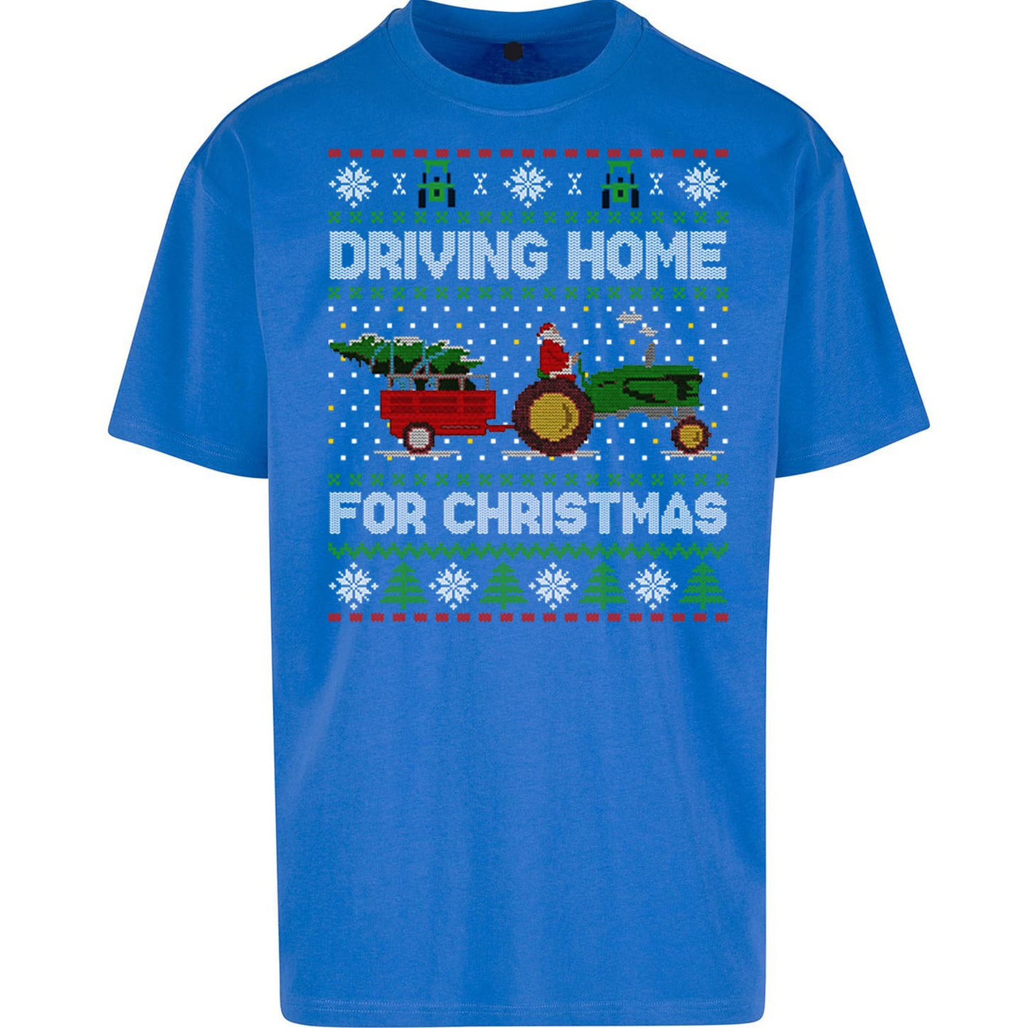 John Deere Christmas Oversized T Shirt