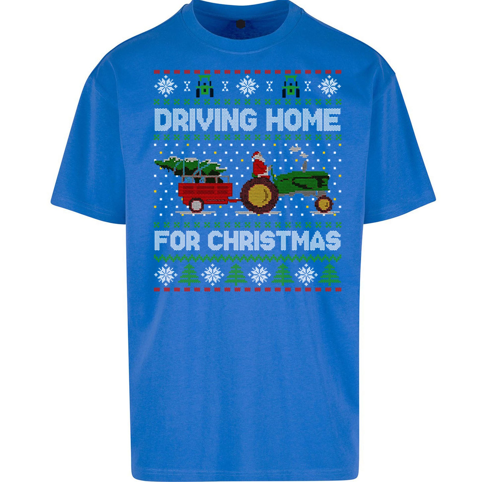 John Deere Christmas Oversized T Shirt