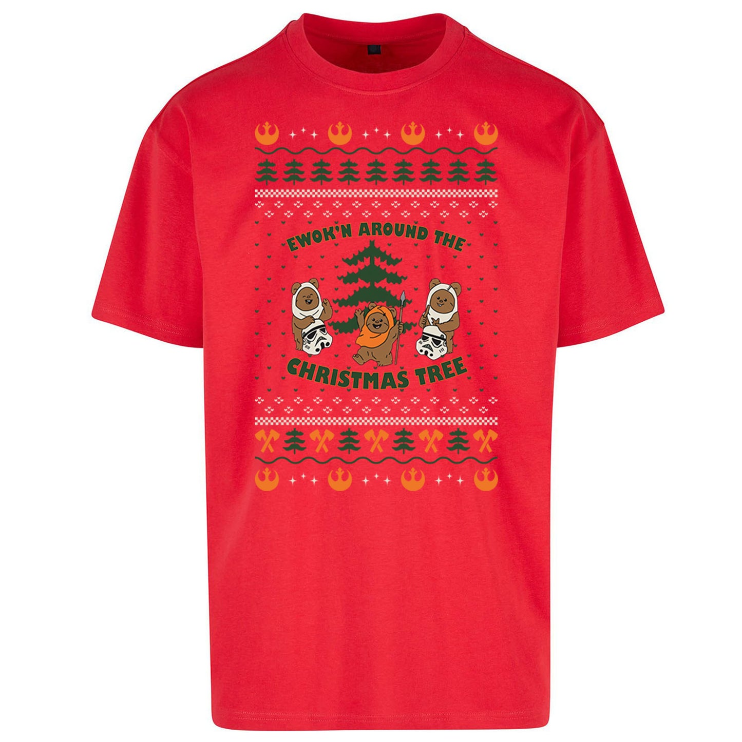 Star Wars Ewoks Christmas Oversized T Shirt