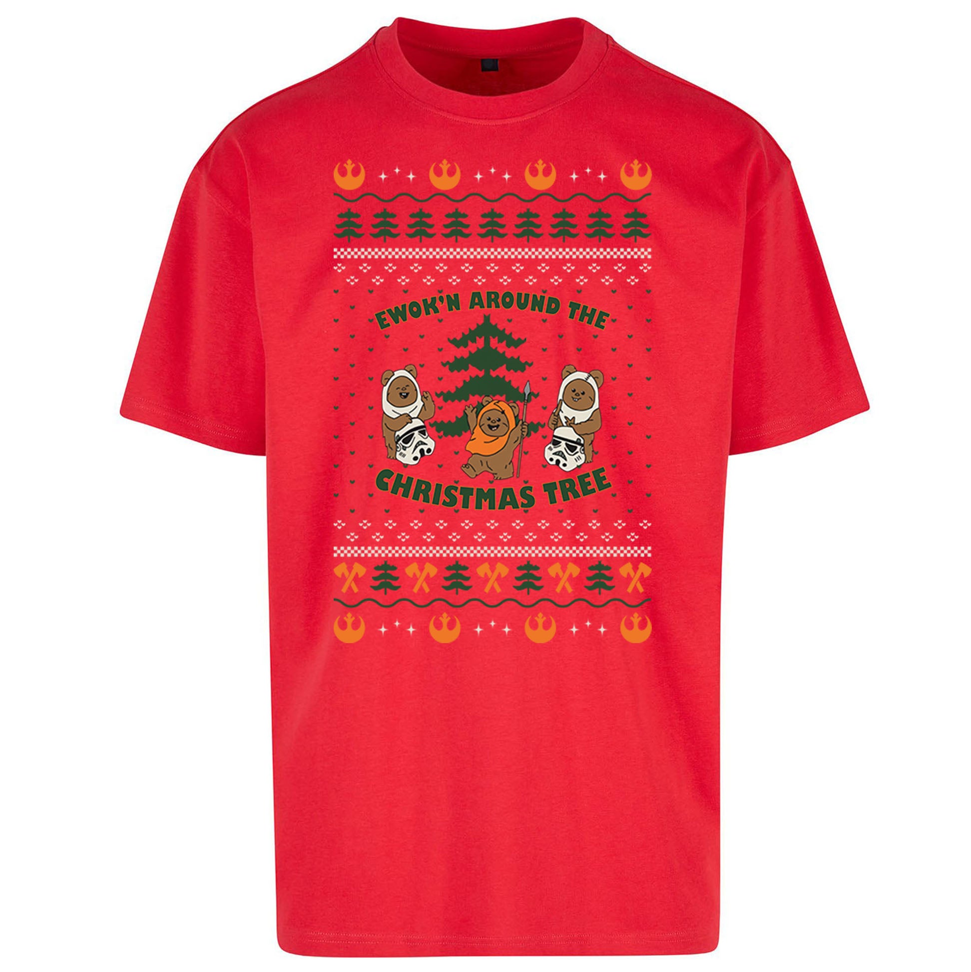 Star Wars Ewoks Christmas Oversized T Shirt