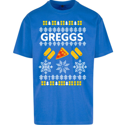 Greggs Christmas Oversized T Shirt