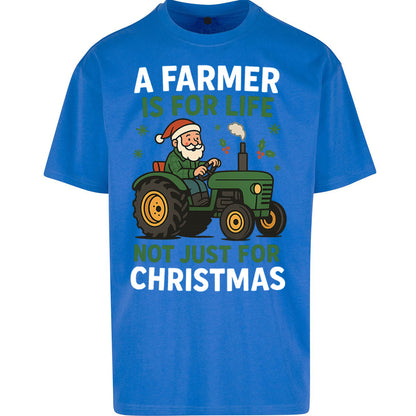 Farmer Christmas Oversized T Shirt