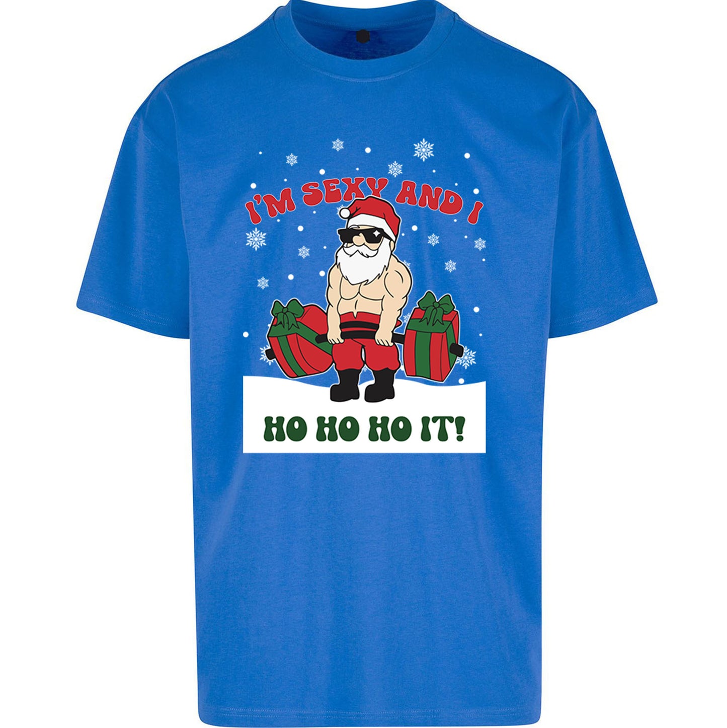 Santa Claus Ho Ho Ho Oversized T Shirt