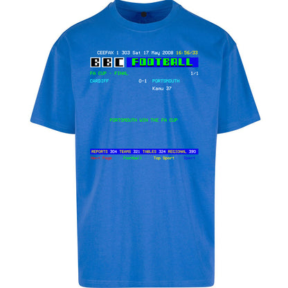 Portsmouth FA Cup Winners 2008 Oversized T Shirt