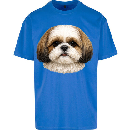 Shih Tzu Face Oversized T Shirt 