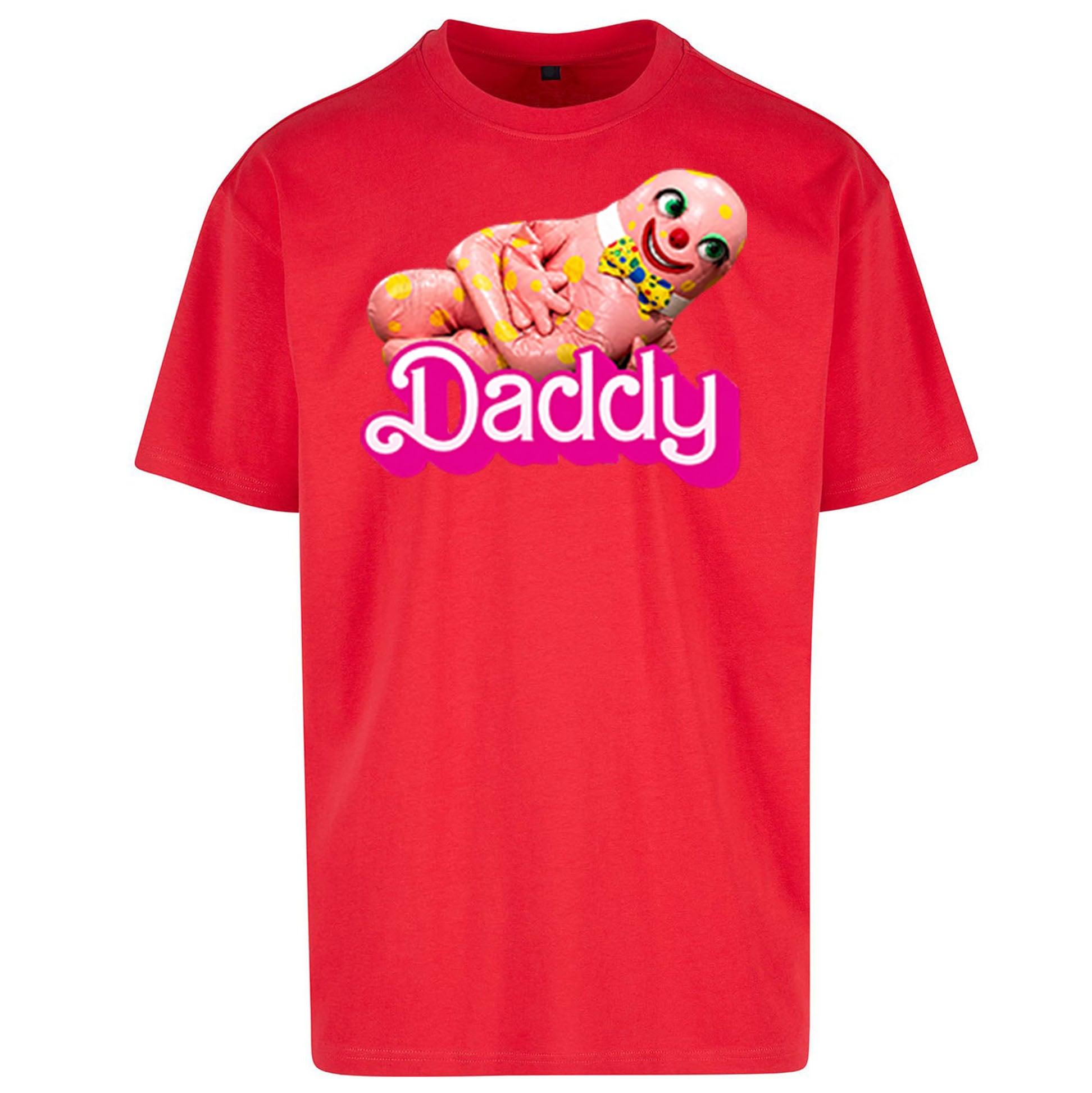 Funny Mr Blobby Daddy 90s Retro Oversized T Shirt