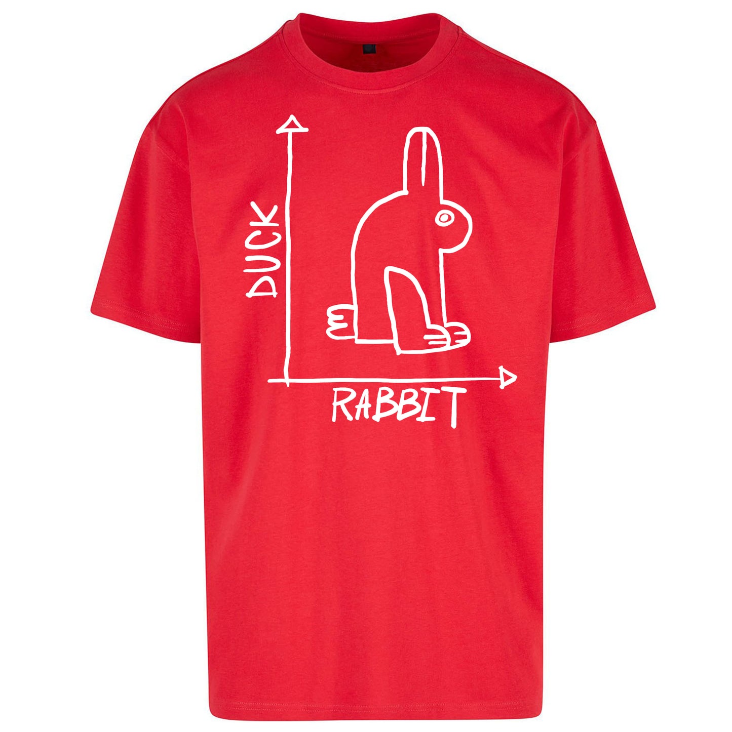 Rabbit Duck Oversized T Shirt