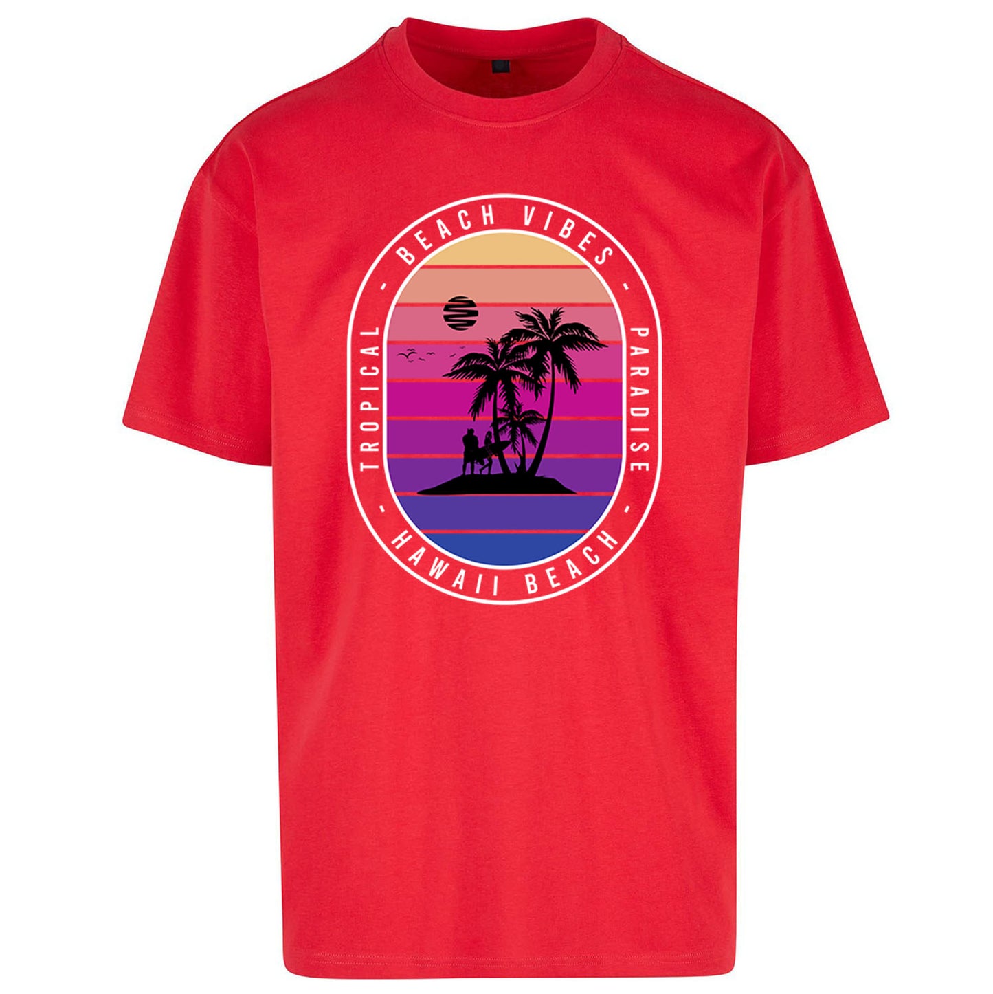 Hawaii Beach Oversized T Shirt