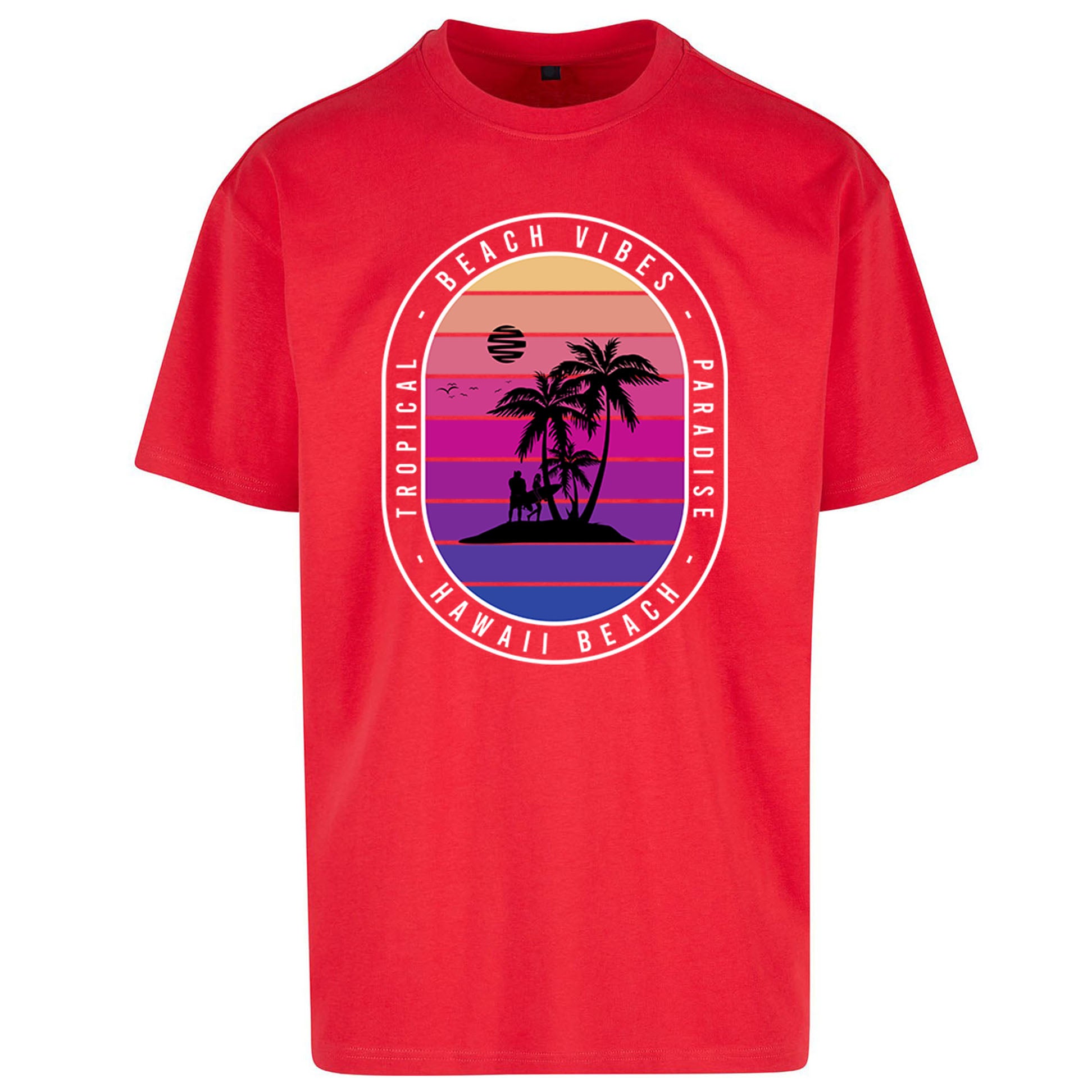 Hawaii Beach Oversized T Shirt