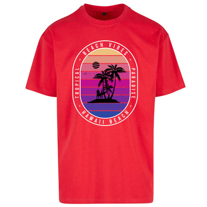 Hawaii Beach Oversized T Shirt