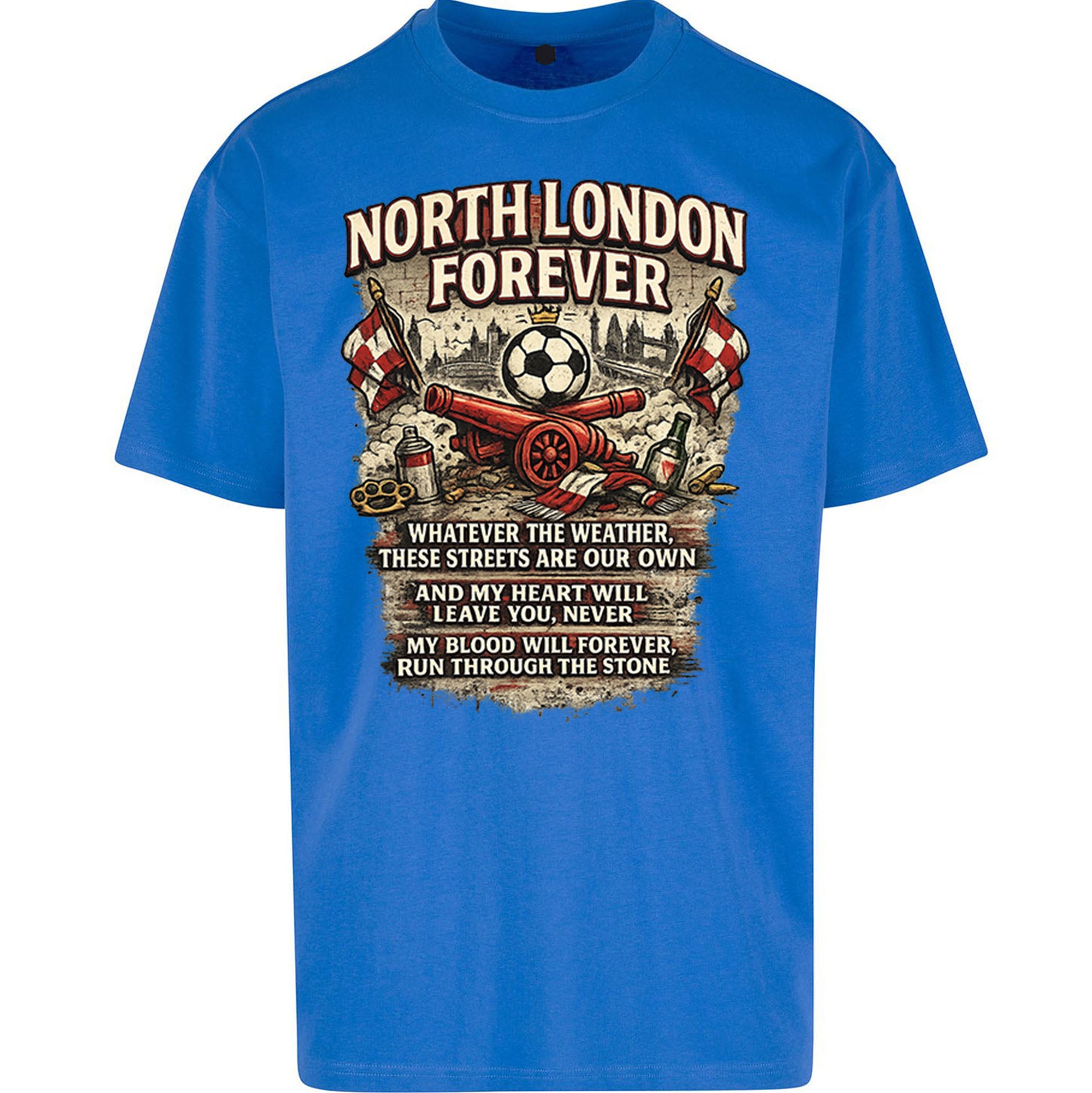 Arsenal North London Forever Oversized T Shirt
