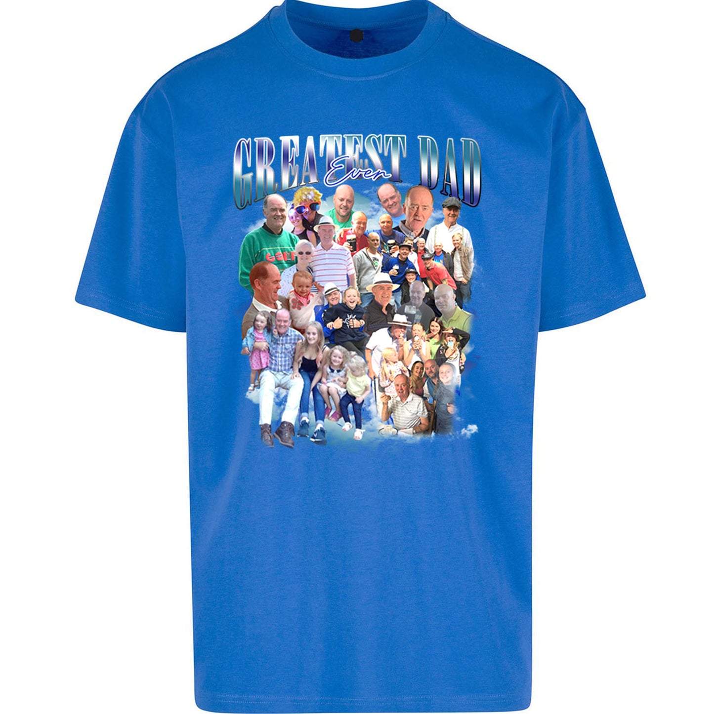 Fathers Day Personalised Oversized T Shirt