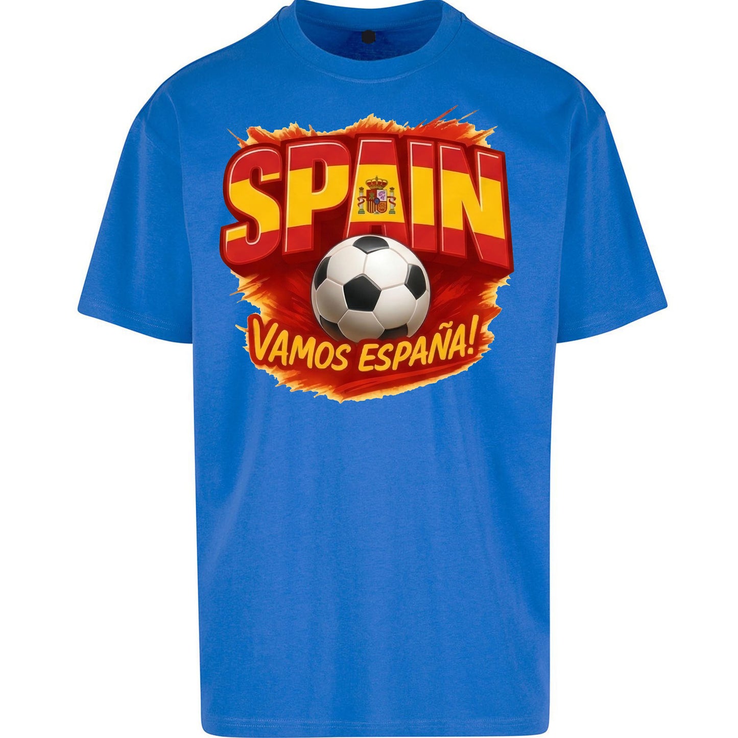 Spain Retro World Cup Oversized T Shirt