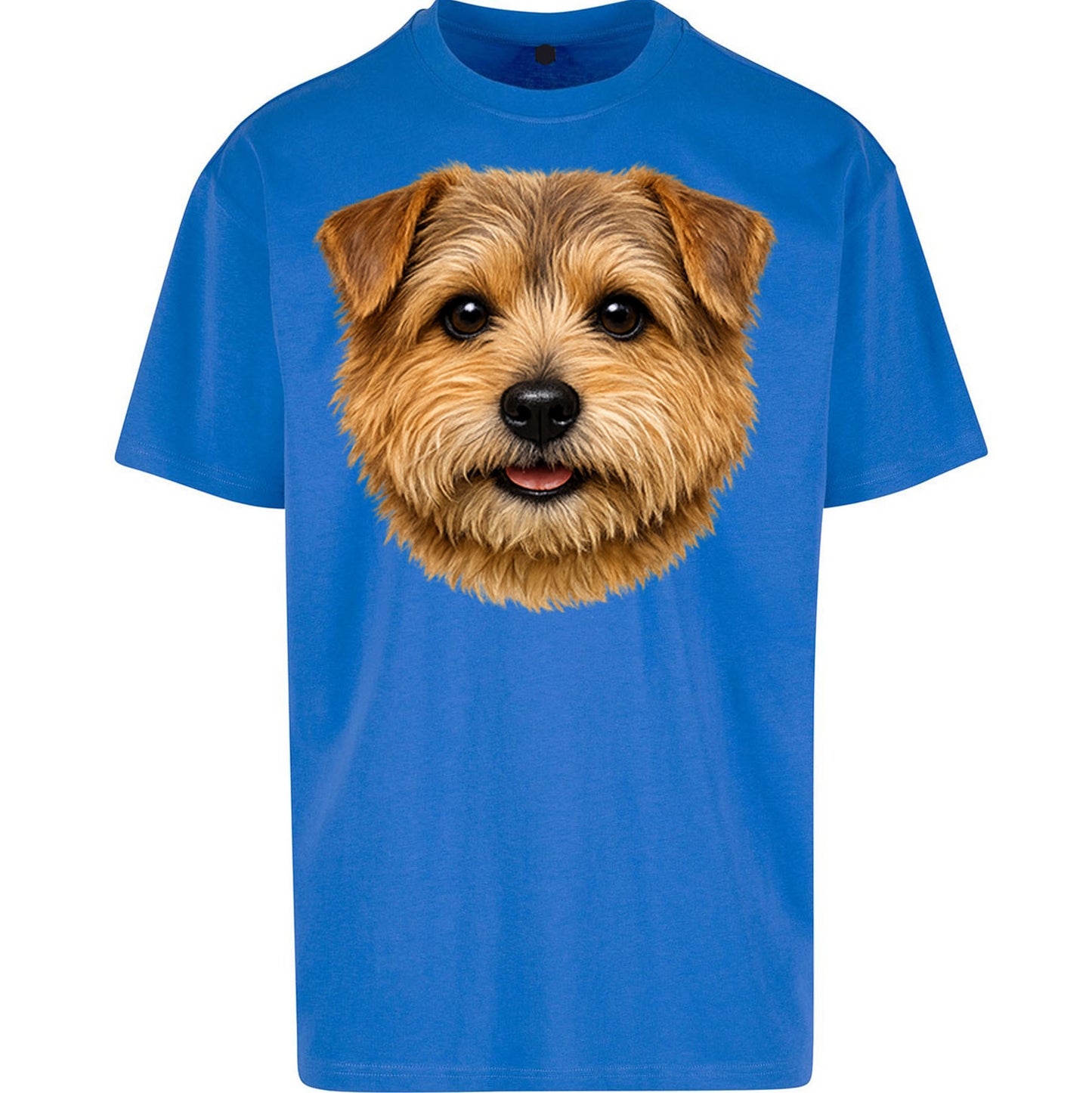 Norfolk Terrier Dog Face Oversized T Shirt