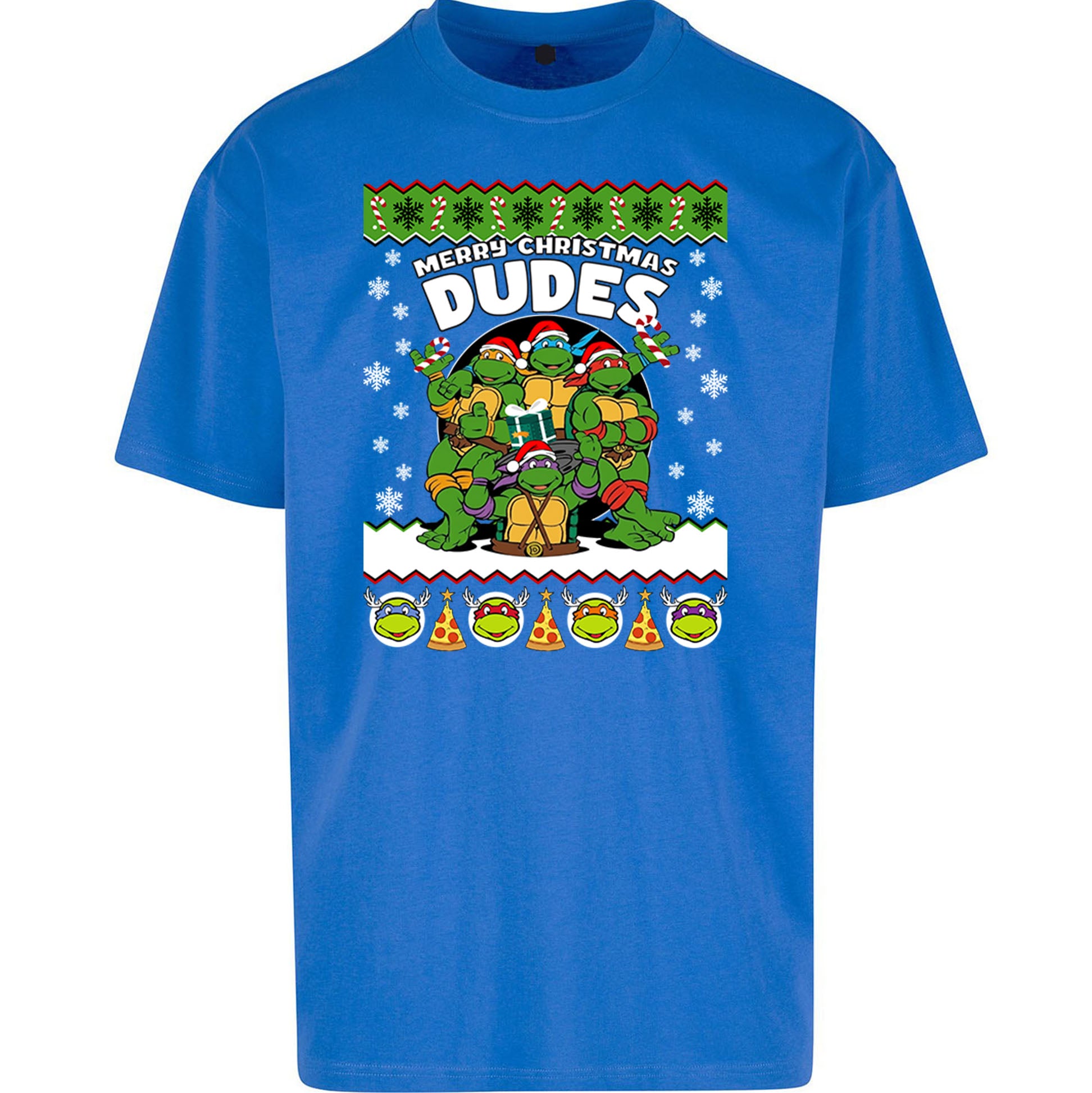Ninja Turtles Christmas Oversized T Shirt