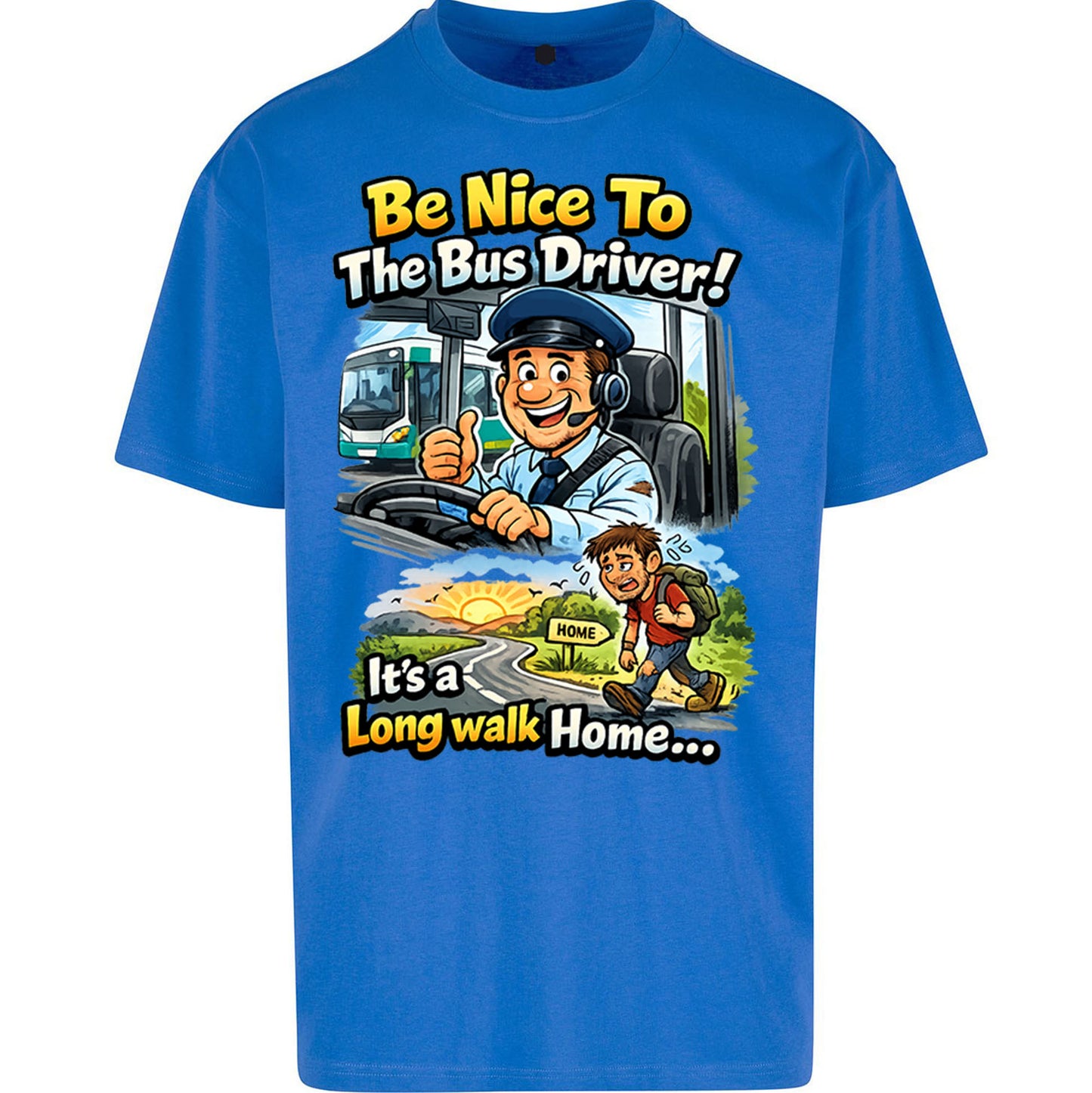 Bus Driver Oversized T Shirt