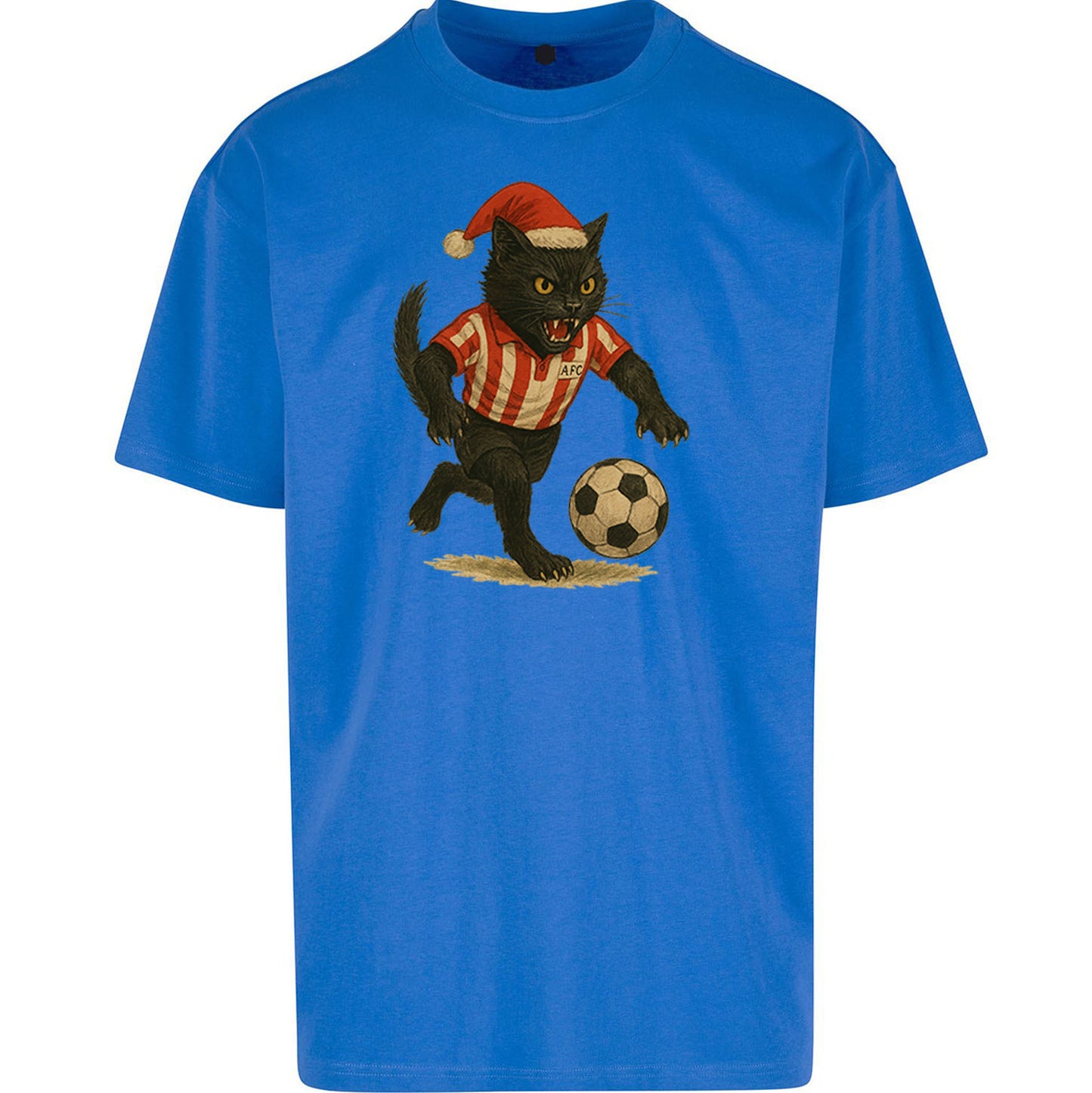 Sunderland Football Christmas Oversized T Shirt