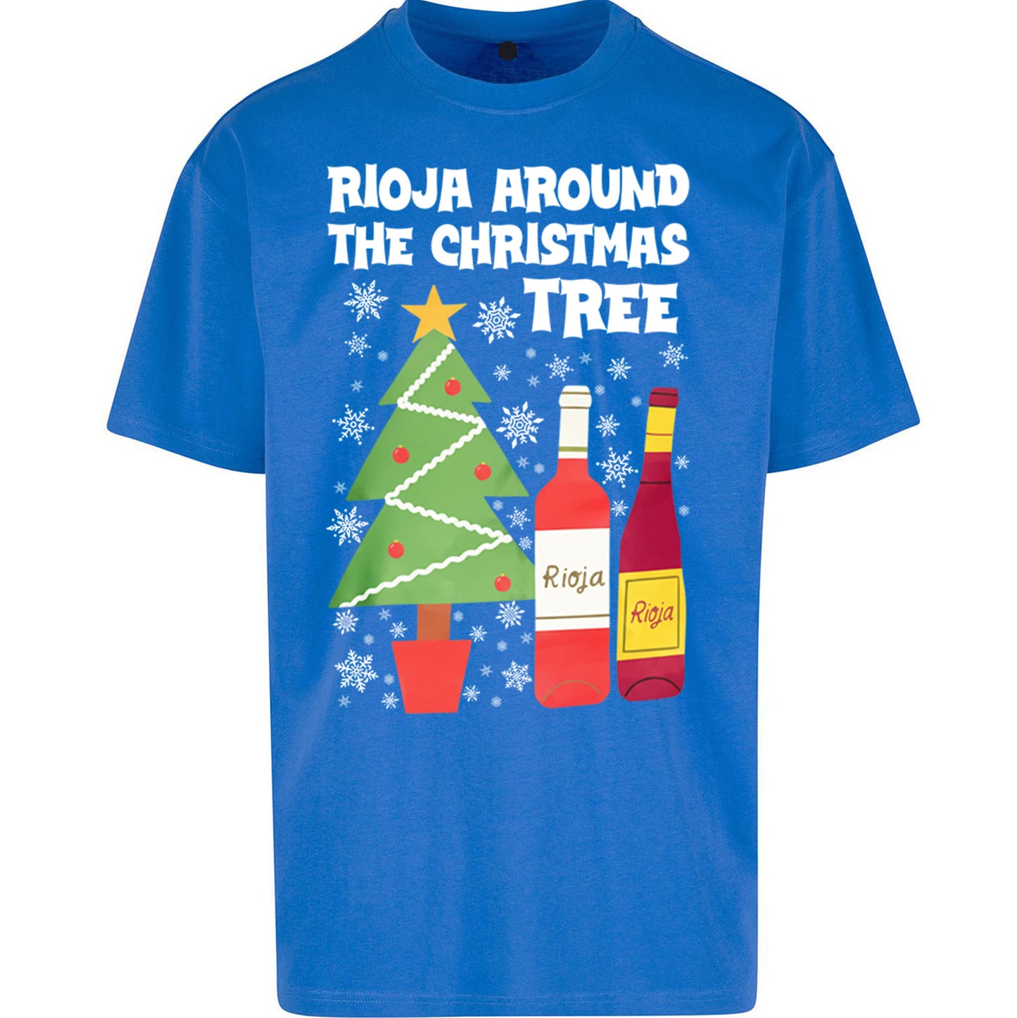 Rioja Wine Christmas Oversized T Shirt