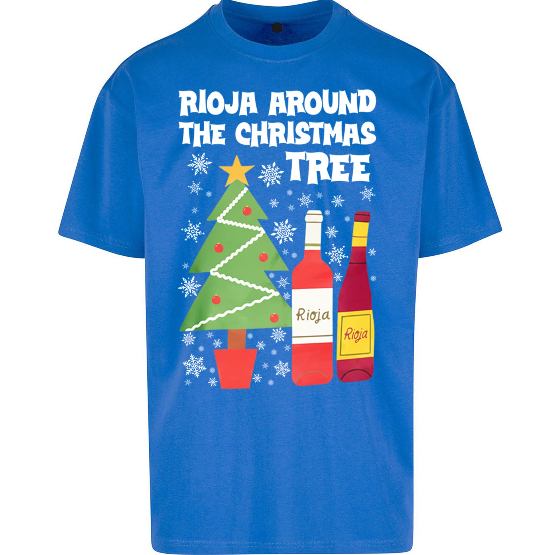 Rioja Wine Christmas Oversized T Shirt