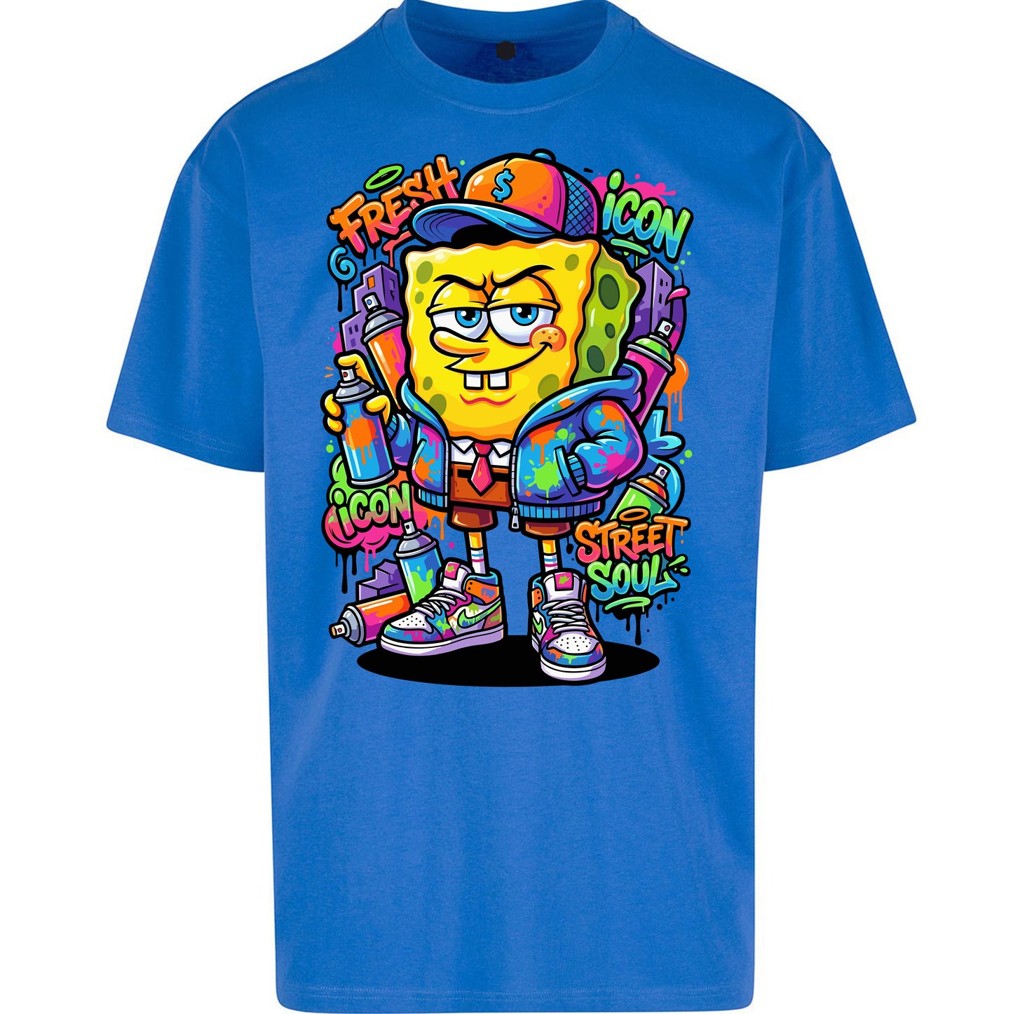 Sponge Bob Square Pants Oversized T Shirt