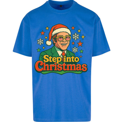 Elton John Christmas Oversized T Shirt