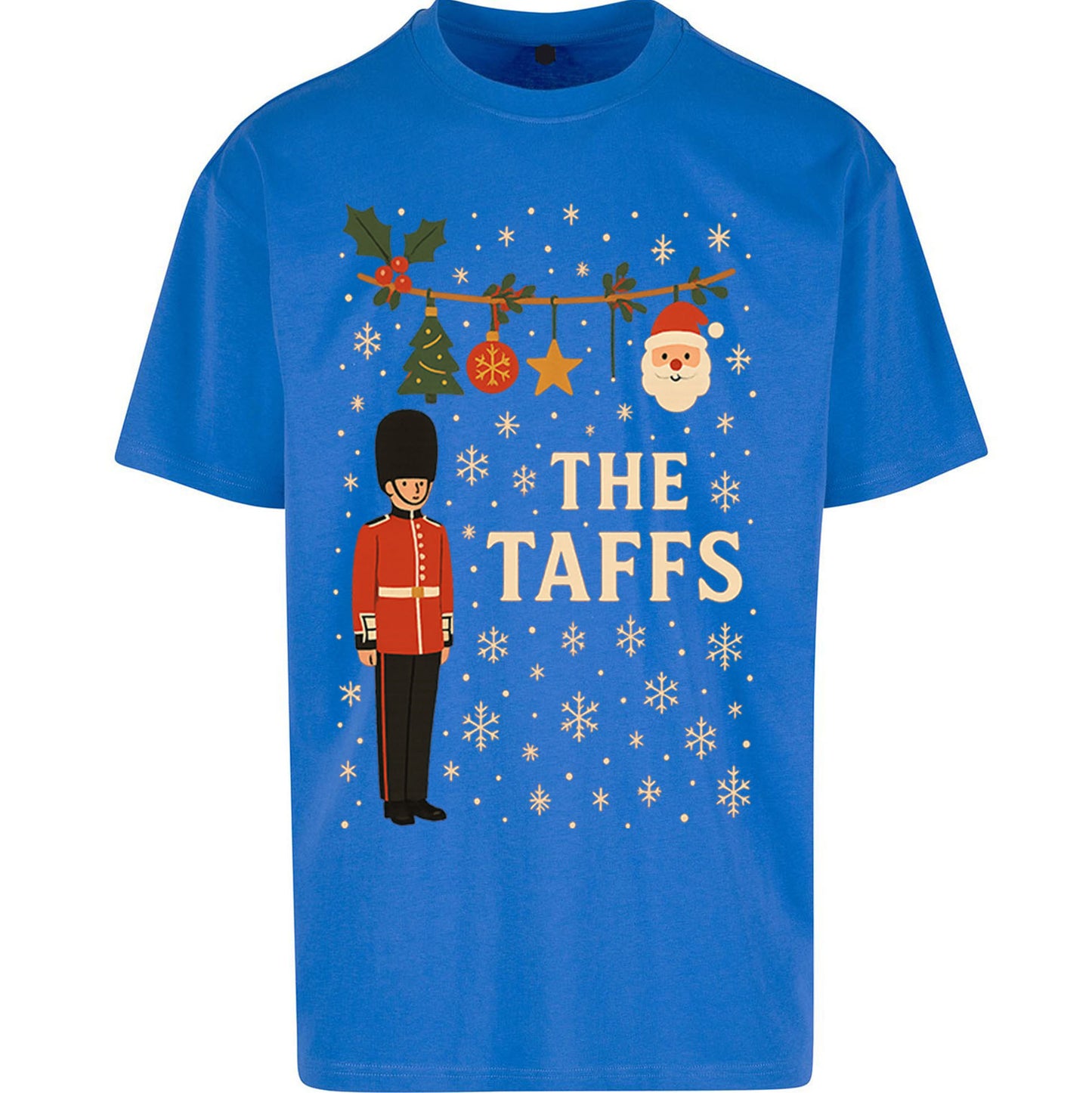 The Taffs Welsh Guards Christmas - Oversized T Shirt