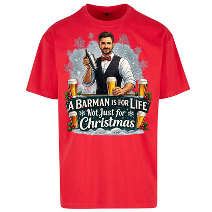 Barman Christmas Oversized T Shirt