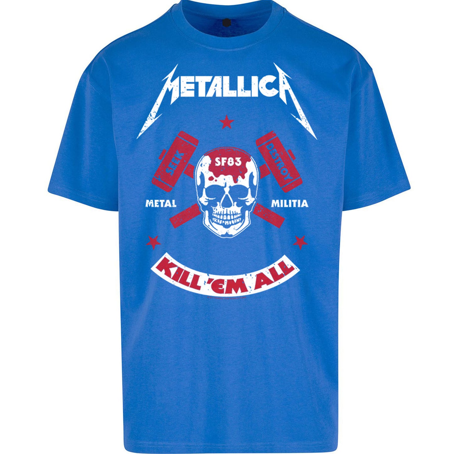 Metallica Seek Destroy Oversized T Shirt