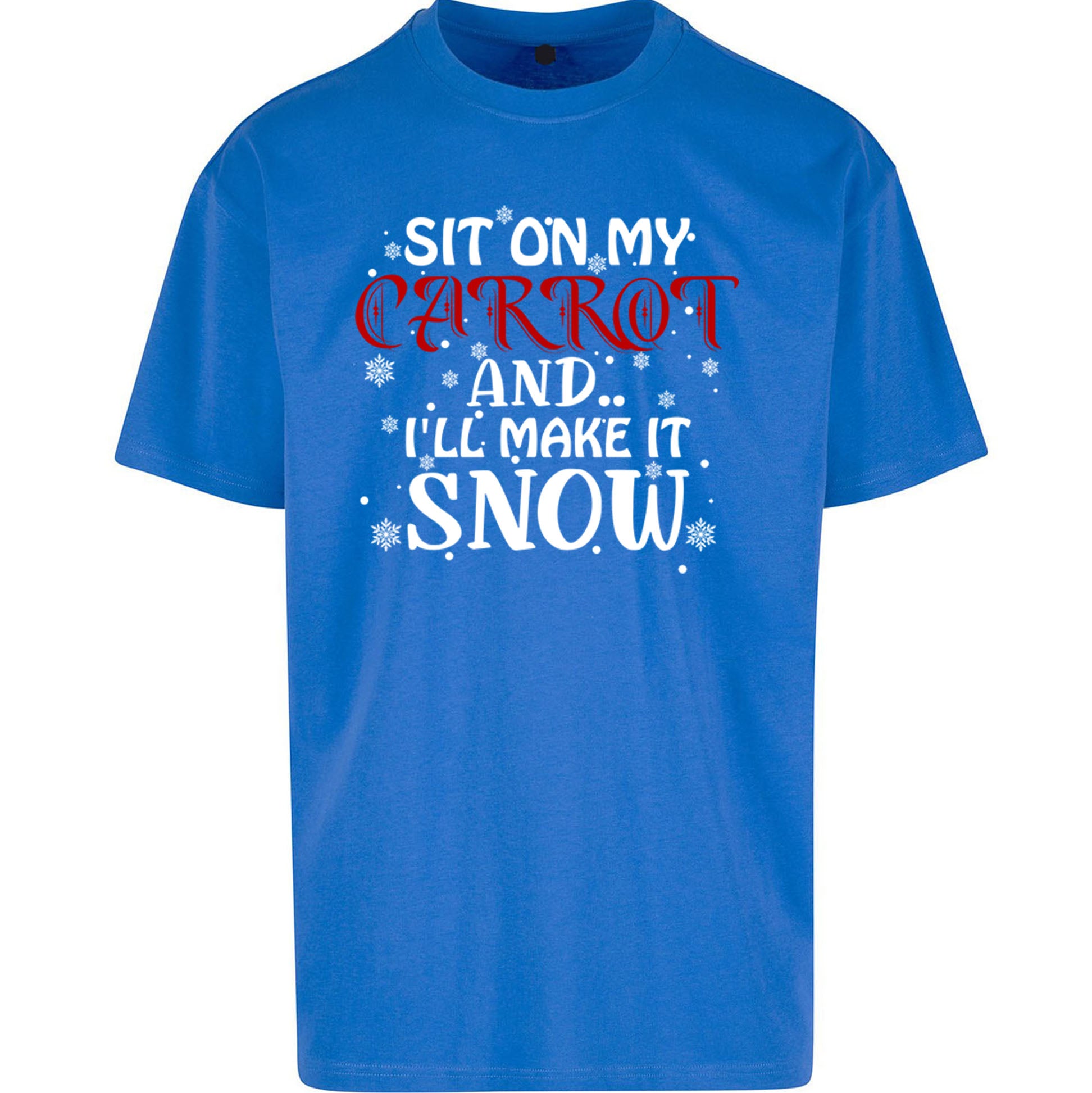 Rude Christmas Oversized T Shirt