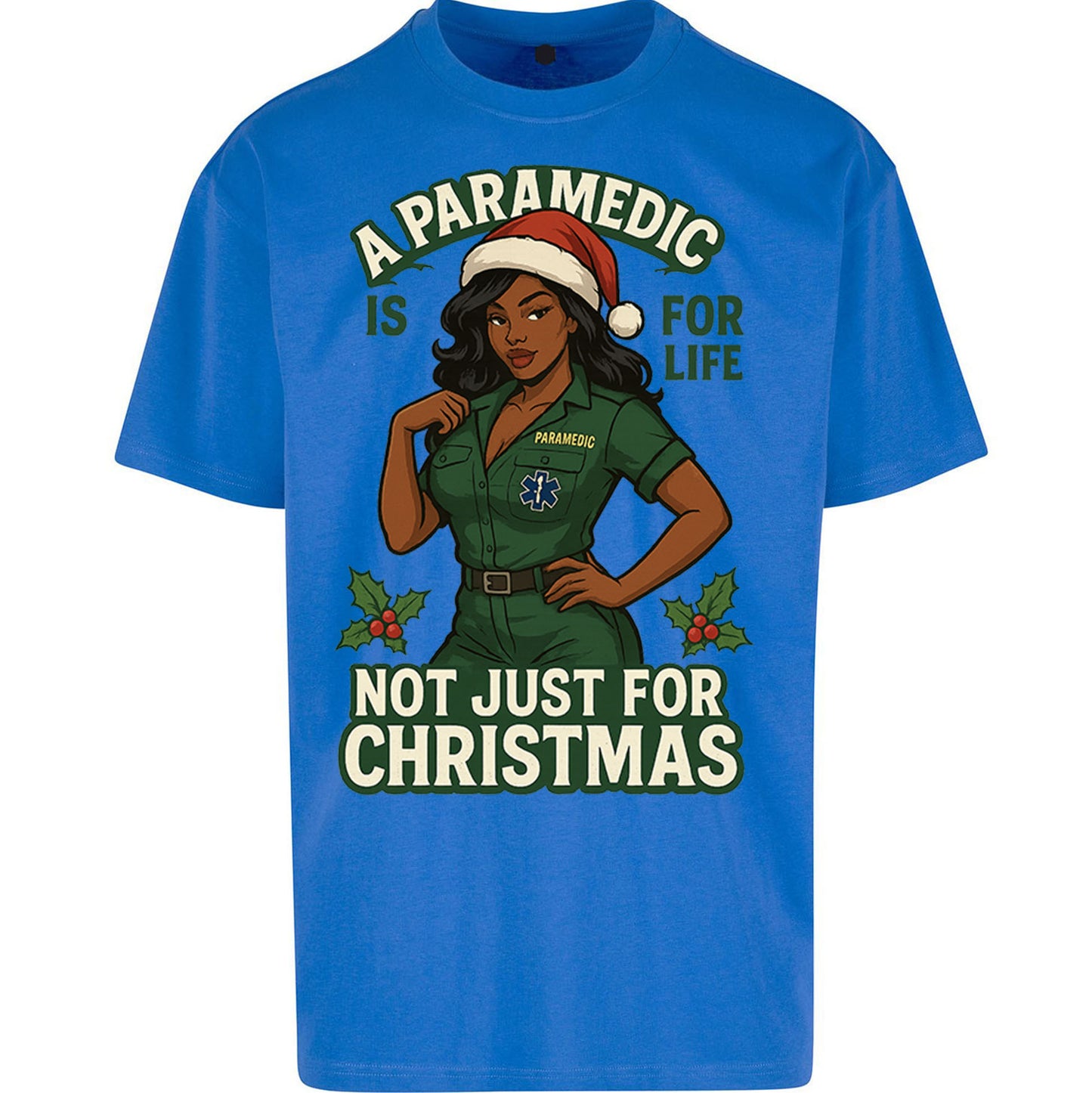 Paramedic Christmas Oversized T Shirt