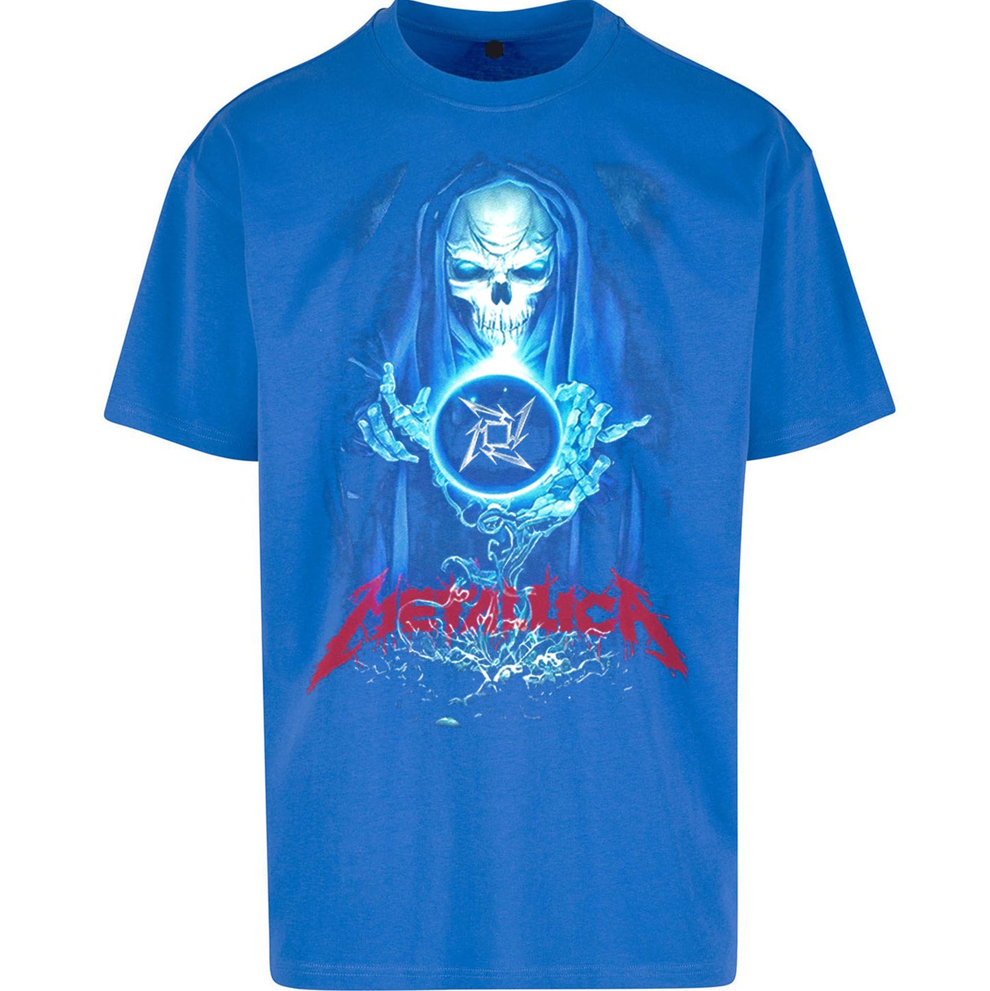 Metallica Skellington Sorcerer Oversized T Shirt