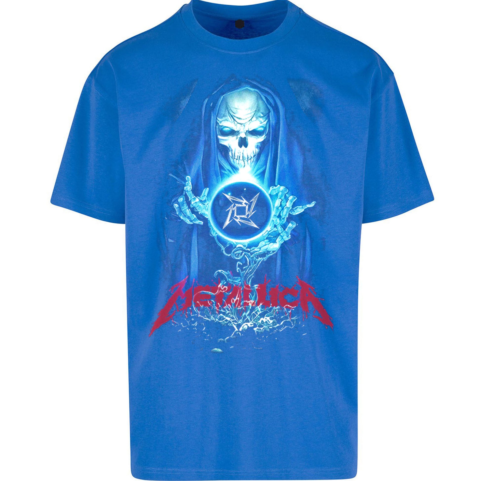 Metallica Skellington Sorcerer Oversized T Shirt