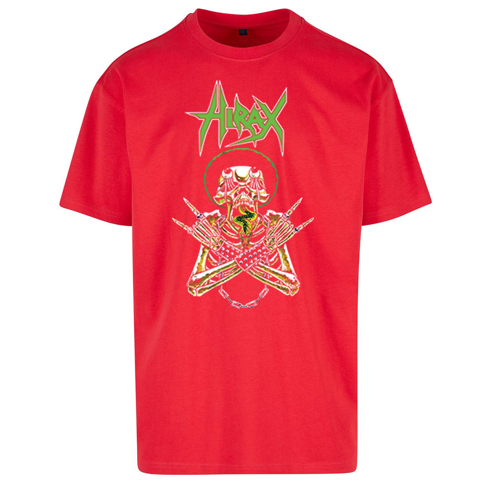 Hirax Rock Band Oversized T Shirt 