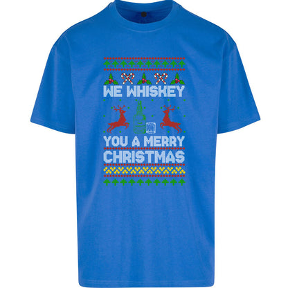 whisky Christmas Oversized T Shirt
