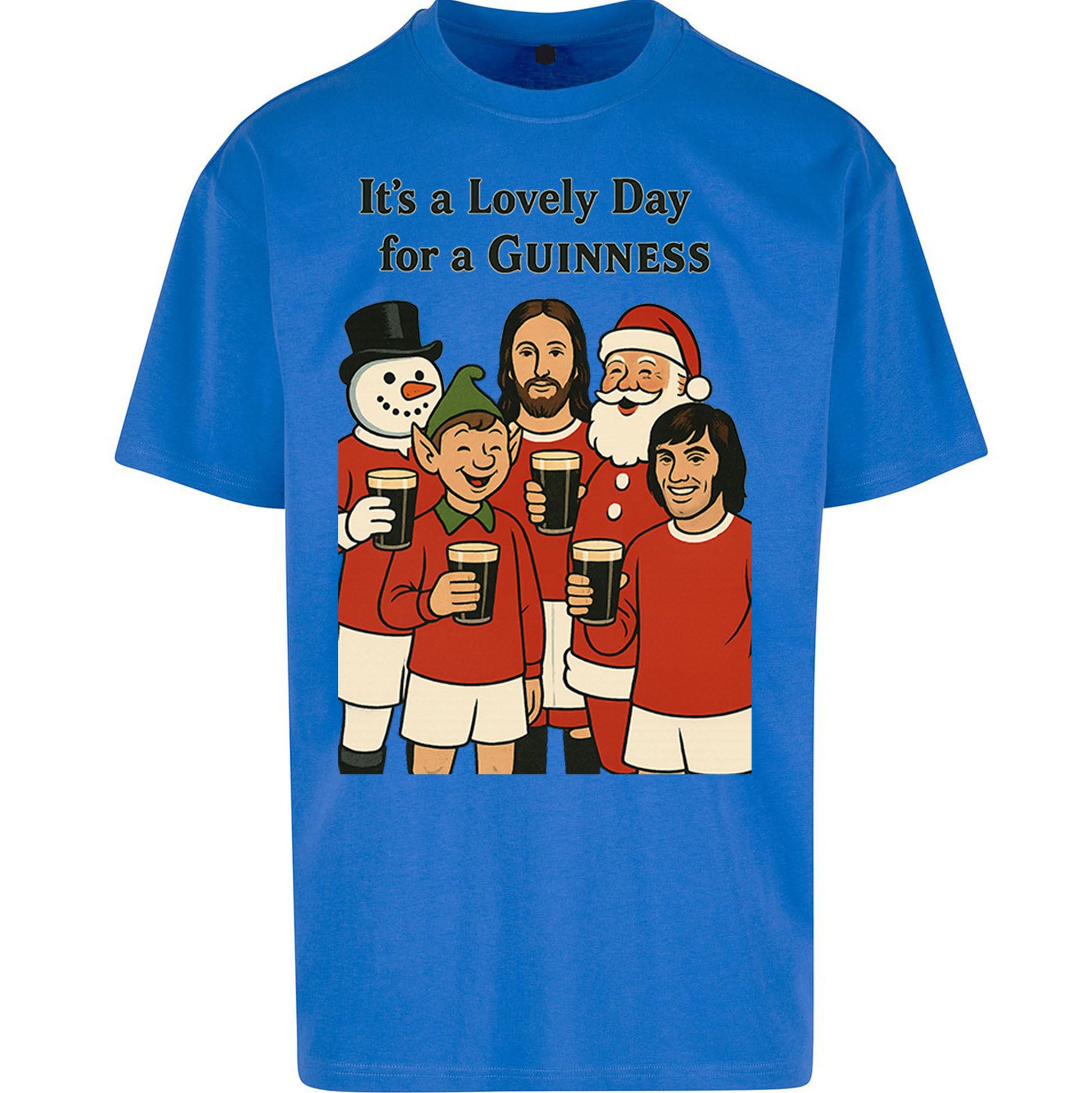 Man United Christmas Oversized T Shirt