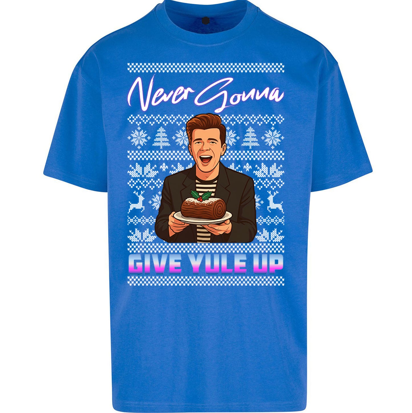 Rick Astley Christmas Oversized T Shirt