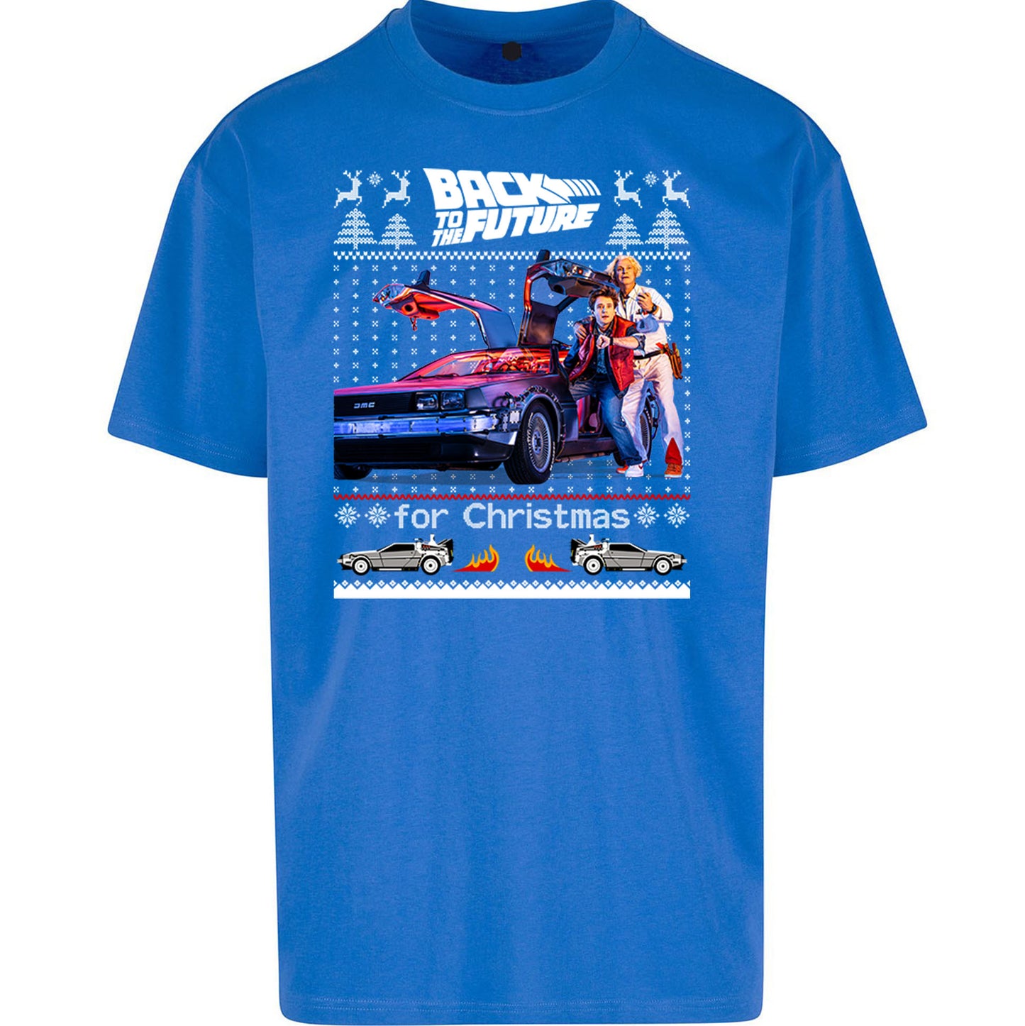 Back To The Future Christmas Oversized T Shirt