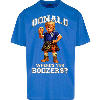 Donald Trump Scotland World Cup Oversized T Shirt